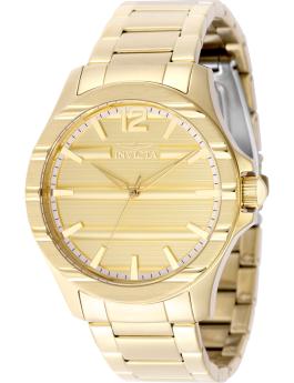Invicta Speedway 50330 Reloj de Hombre - Movimiento de Cuarzo - Acero Inoxidable con Esfera Dorada - 43 mm
