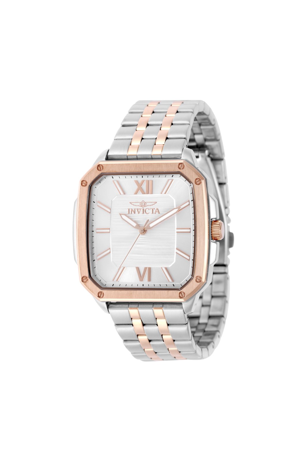 Invicta Cuadro 50360 Reloj de Hombre - Movimiento de Cuarzo - Acero Inoxidable con Esfera Plateada - 39 mm