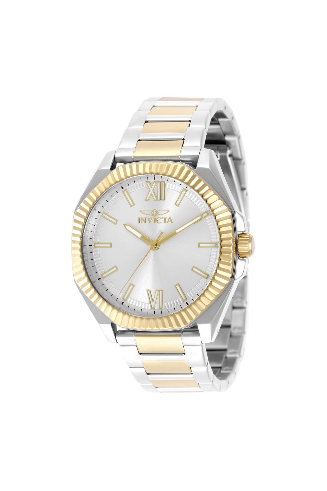 Invicta Speedway 50375 Reloj de Hombre - Movimiento de Cuarzo - Acero Inoxidable con Esfera Plateada - 42 mm