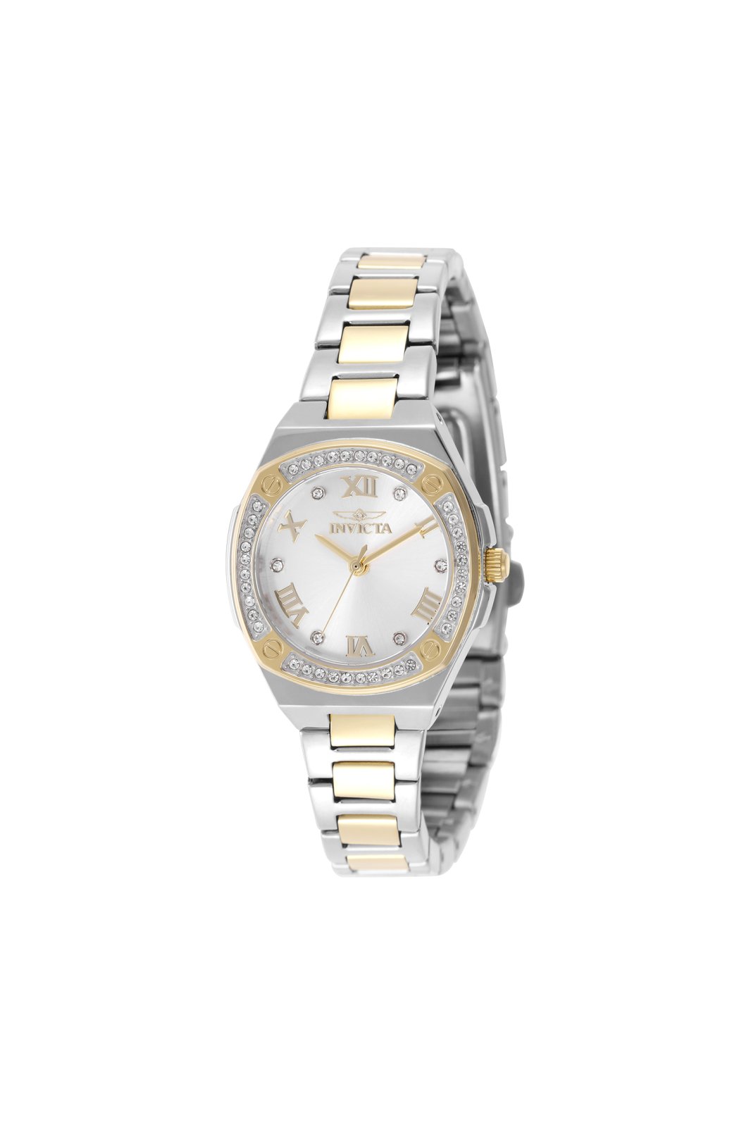 Invicta Specialty 50384 Reloj de Mujer - Movimiento de Cuarzo - Acero Inoxidable con Esfera Plateada - 28 mm