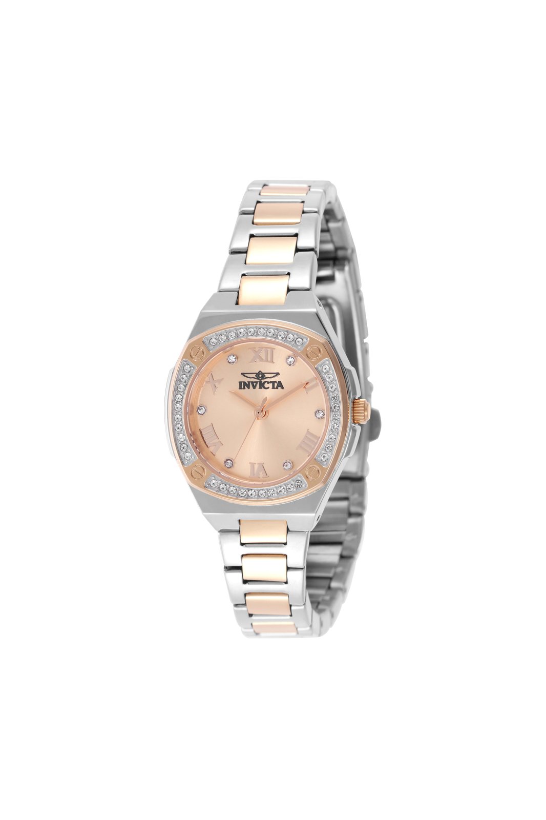 Invicta Specialty 50385 Reloj de Mujer - Movimiento de Cuarzo - Acero Inoxidable con Esfera Oro Rosa - 28 mm
