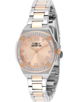 Invicta Specialty 50385 Reloj de Mujer - Movimiento de Cuarzo - Acero Inoxidable con Esfera Oro Rosa - 28 mm
