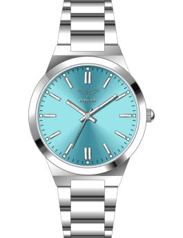 Invicta Celestial 69059 Reloj de Mujer - Movimiento de Cuarzo - Metal con Esfera Azul - 35 mm