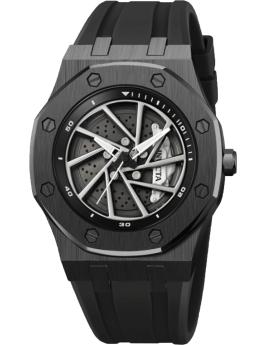 Invicta Speedway 69489 Reloj de Hombre - Movimiento de Cuarzo - Metal con Esfera Negra - 42 mm