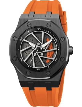 Invicta Speedway 69490 Reloj de Hombre - Movimiento de Cuarzo - Metal con Esfera Negra - 42 mm