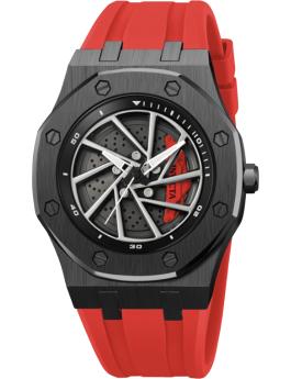 Invicta Speedway 69491 Reloj para Hombre - Movimiento de Cuarzo - Metal con Esfera Negra - 42 mm