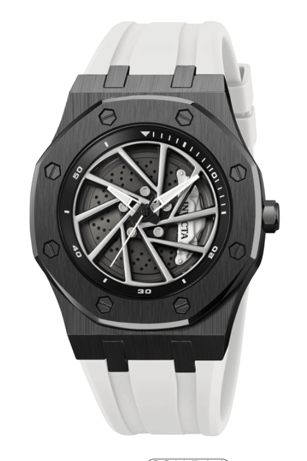 Invicta Speedway 69492 Reloj para Hombre - Movimiento de Cuarzo - Metal con Esfera Negra - 42 mm