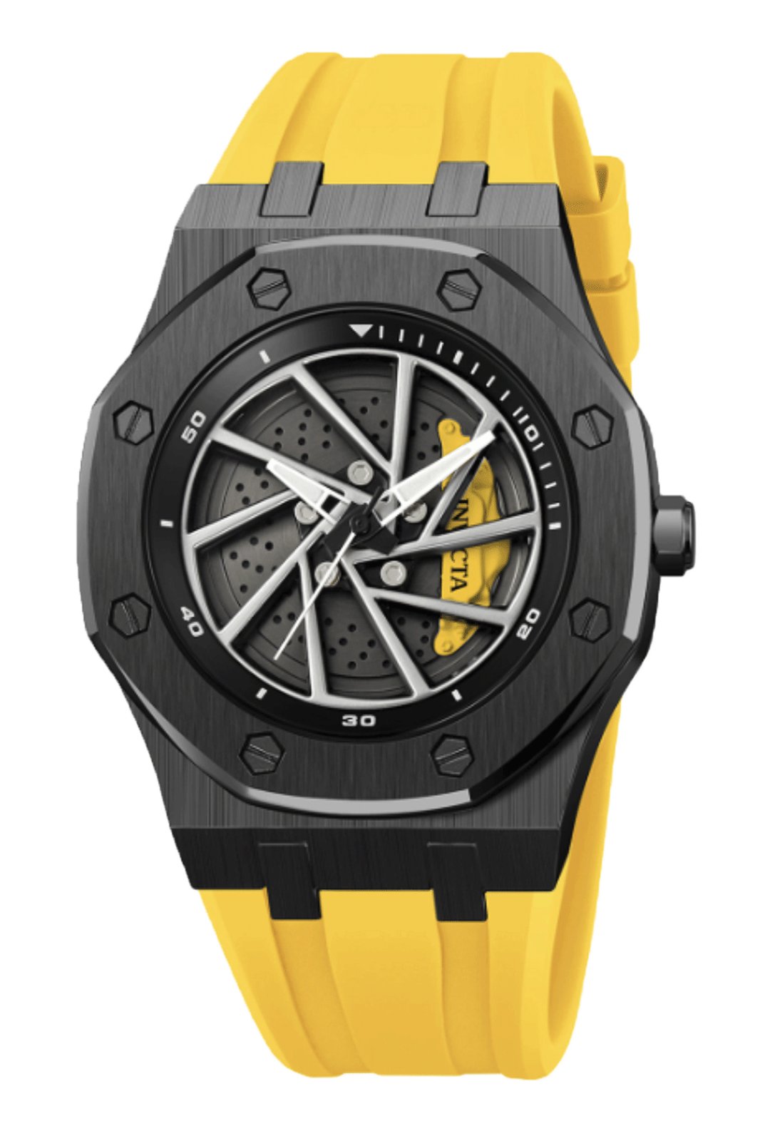 Invicta Speedway 69493 Reloj para Hombre - Movimiento de Cuarzo - Metal con Esfera Negra - 42 mm