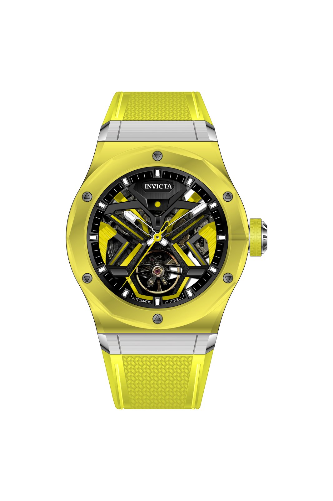 Invicta Celestial 69544 Reloj para Hombre - Movimiento Automático - Cristal K9 con Esfera Negra - 45 mm