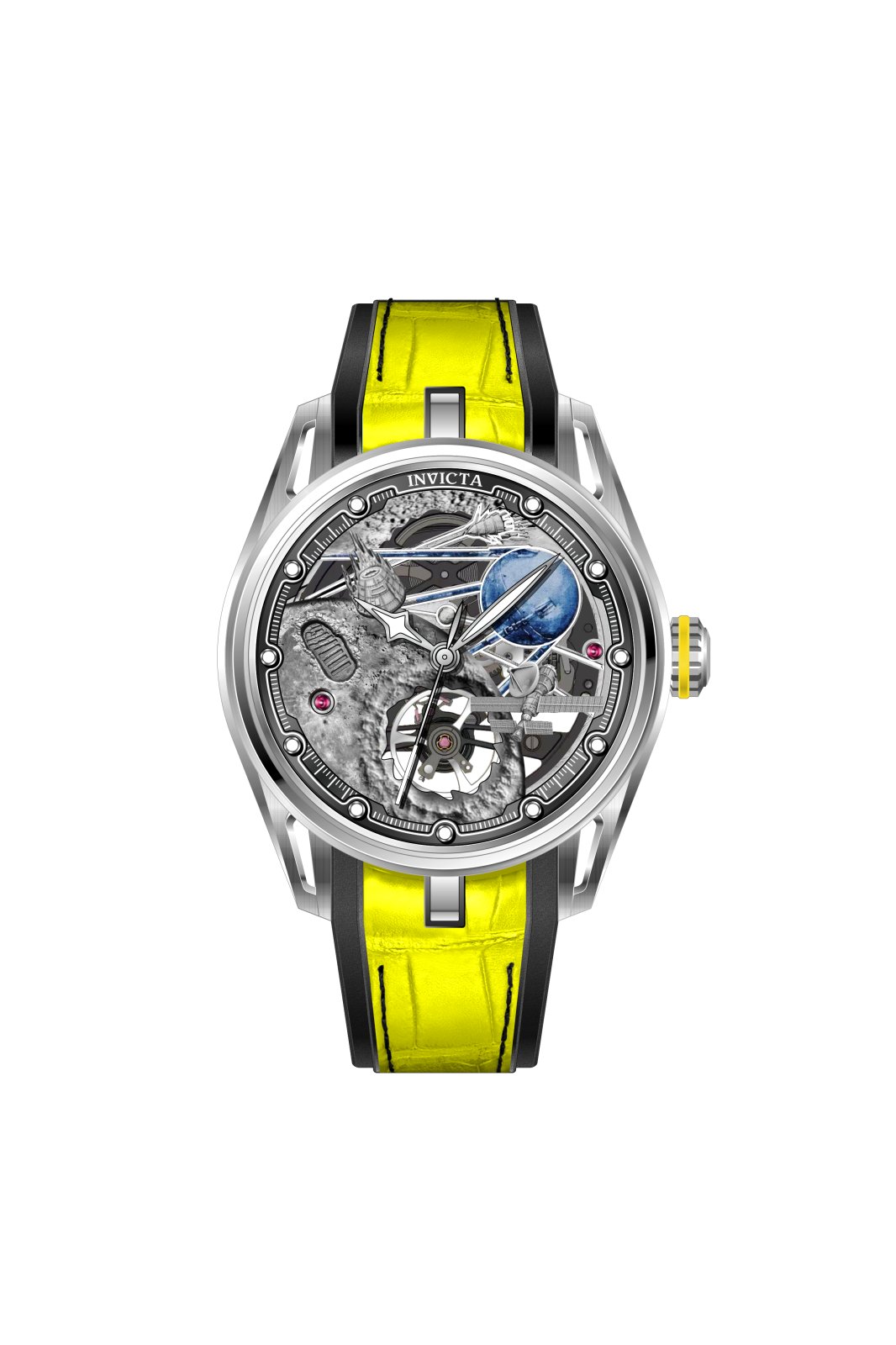 Invicta Celestial 70088 Reloj para Hombre - Movimiento Automático - Acero Inoxidable con Esfera Gris - 44 mm