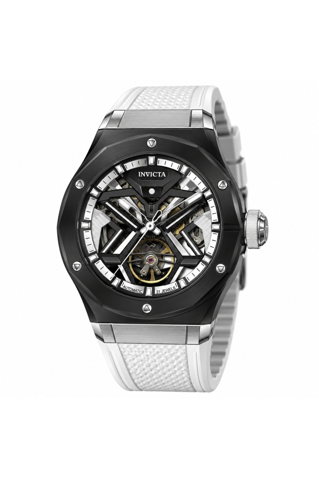 Invicta Celestial 70111 Ceas pentru bărbați - Mecanism automat - Sticlă K9 cu cadran negru - 45 mm