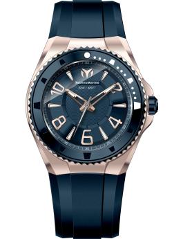 TechnoMarine Lusso Mare TM-225028 Reloj para Hombre - Movimiento de Cuarzo - Acero Inoxidable con Esfera Azul - 44 mm