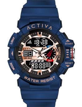 Activa Digital ACW8043-003 Reloj de Hombre - Movimiento Digital - ABS con Esfera Negra - 49 mm