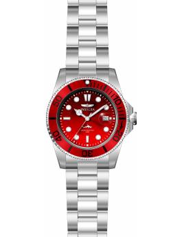 Invicta Pro Diver 50897 Men's Watch - Quartz Movement - Stainless Steel with Red Dial - 42 mm
