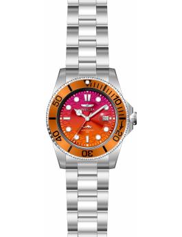 Invicta Pro Diver 50898 Orologio da uomo - Movimento al quarzo - Acciaio inossidabile con quadrante arancione - 42 mm