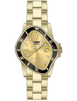 Invicta Artist 51005 Men's Watch - Quartz Movement - Stainless Steel with Gold Dial - 40 mm