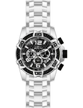 Invicta Pro Diver 51015 Orologio da uomo - Movimento al quarzo - Acciaio inossidabile con quadrante nero - 50 mm