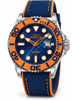 Invicta Grand Diver 51085 Moška ura - Quartz mehanizem - Nerjaveče jeklo z modrim številčnico - 48 mm