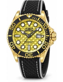Invicta Grand Diver 51088 Men's Watch - Quartz Movement - Stainless Steel with Gold Dial - 48 mm
