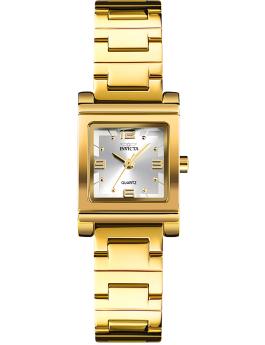 Invicta Angel 70241 Dameklokke - Quartz Urverk - Metall med Sølvfarget Skive - 21 mm