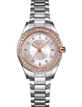 Invicta Angel 70275 Dámské hodinky - Quartzový strojek - Kov s stříbrným ciferníkem - 30 mm