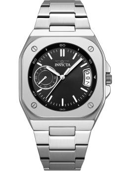 Invicta Cuadro 70659 Pánské hodinky - Quartz strojek - Kov s černým ciferníkem - 42 mm
