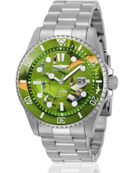 Invicta Pro Diver 51049 Relógio Masculino - Movimento Quartz - Aço Inoxidável com Mostrador Verde - 43 mm - Summerville