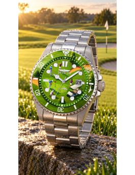 Invicta Pro Diver 51049 muški sat - Quartz mehanizam - Nehrđajući čelik sa zelenim brojčanikom - 43 mm - Summerville