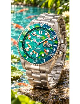 Invicta Pro Diver 51053 muški sat - Quartz mehanizam - Nehrđajući čelik sa zelenim brojčanikom - 43 mm - Summerville