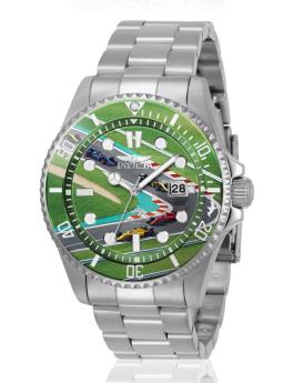 Invicta Pro Diver 51059 Men's Watch - Quartz Movement - Stainless Steel with Green Dial - 43 mm - Summerville