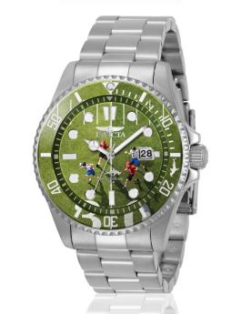 Invicta Pro Diver 51061 Men's Watch - Quartz Movement - Stainless Steel with Green Dial - 43 mm - Summerville