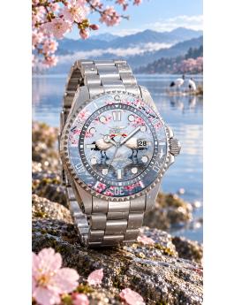 Invicta Pro Diver 51063 Moška ura - Quartz mehanizem - Nerjaveče jeklo z modro številčnico - 43 mm - Summerville