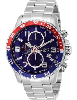 Invicta Specialty 69810 Men's Watch - Quartz Movement - Steel with Blue Dial - 45 mm