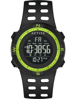 Activa Digital ACW1915MC-008 Men's Watch - Digital Movement - Abs with Black Dial - 50 mm