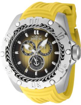 Invicta Ocean Voyage 48023 Men's Watch - Quartz Movement - Stainless Steel with Black Dial - 51 mm