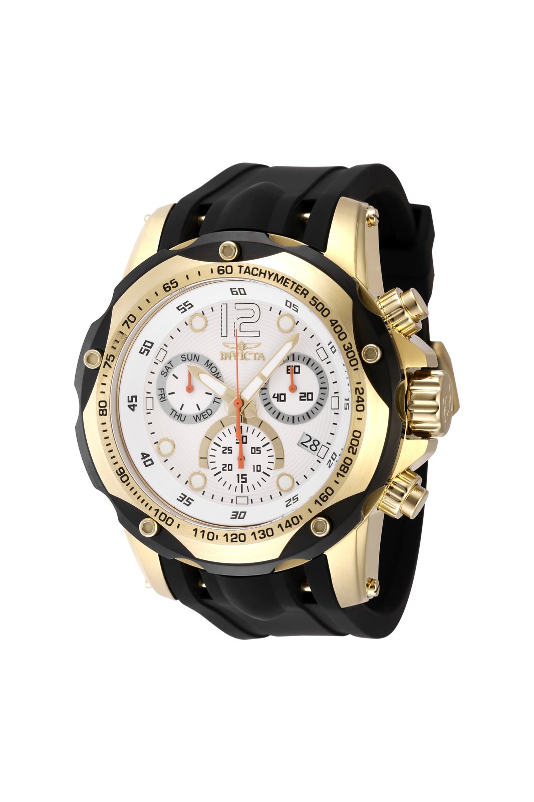 Invicta Speedway 48911 Montre Homme - Mouvement Quartz - Acier Inoxydable avec Cadran Argenté - 51 mm