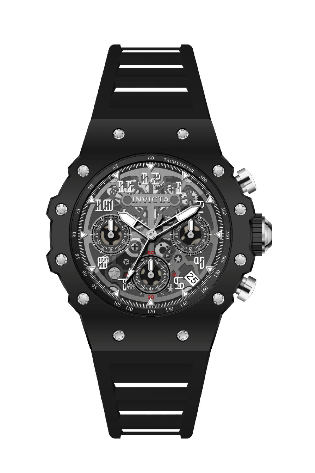 Invicta Racing 69615 dámské hodinky - Quartz strojek - Akryl se stříbrným ciferníkem - 40 mm