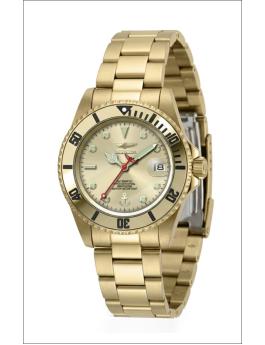 Invicta Ocean Voyage 51134 Herreur - Automatisk urv&aelig;rk - Rustfrit st&aring;l med guldfarvet skive - 40 mm