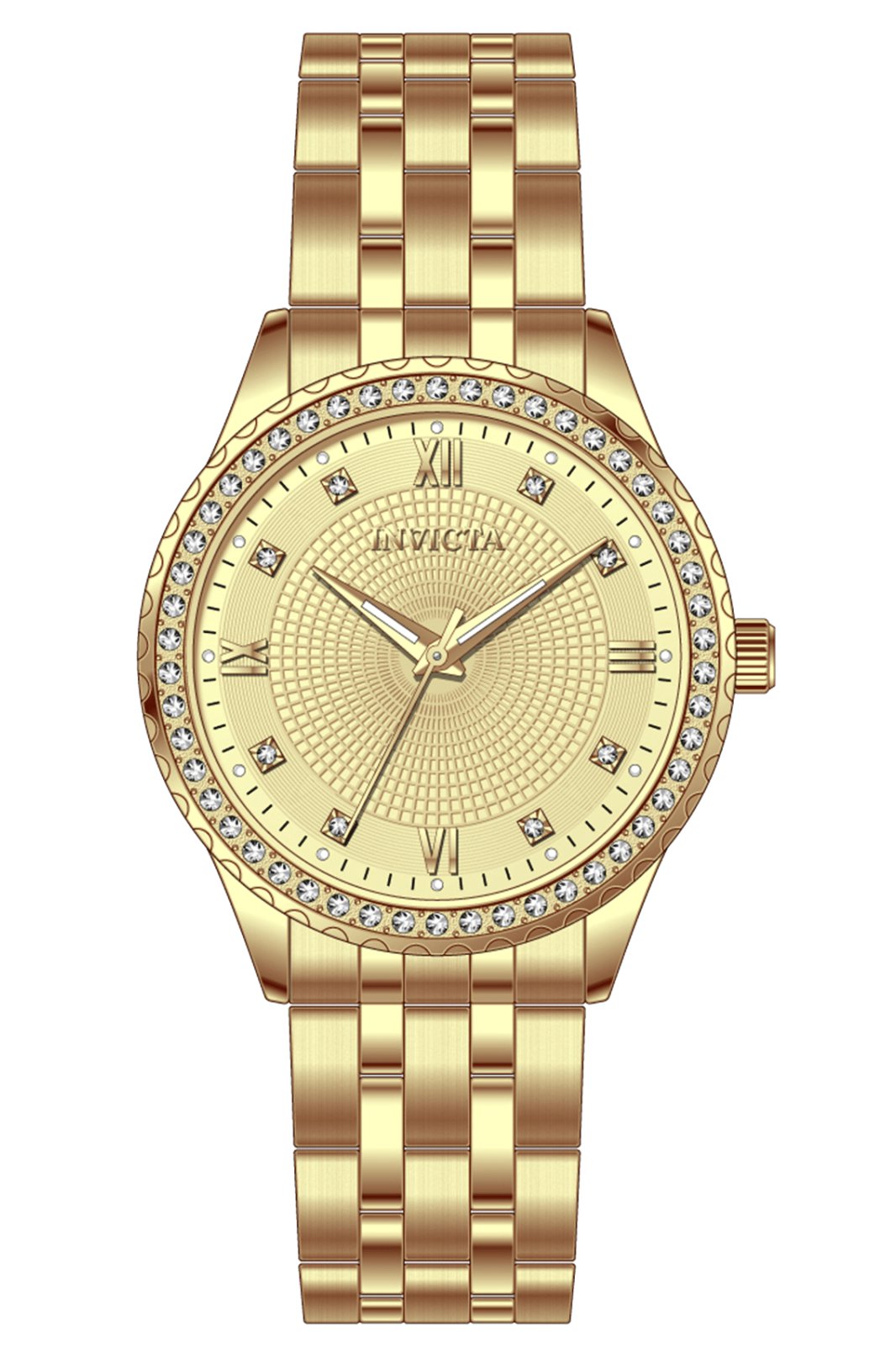 Invicta Specialty 69214 Moška ura - Quartz mehanizem - Kovina z Zlato številčnico - 40 mm