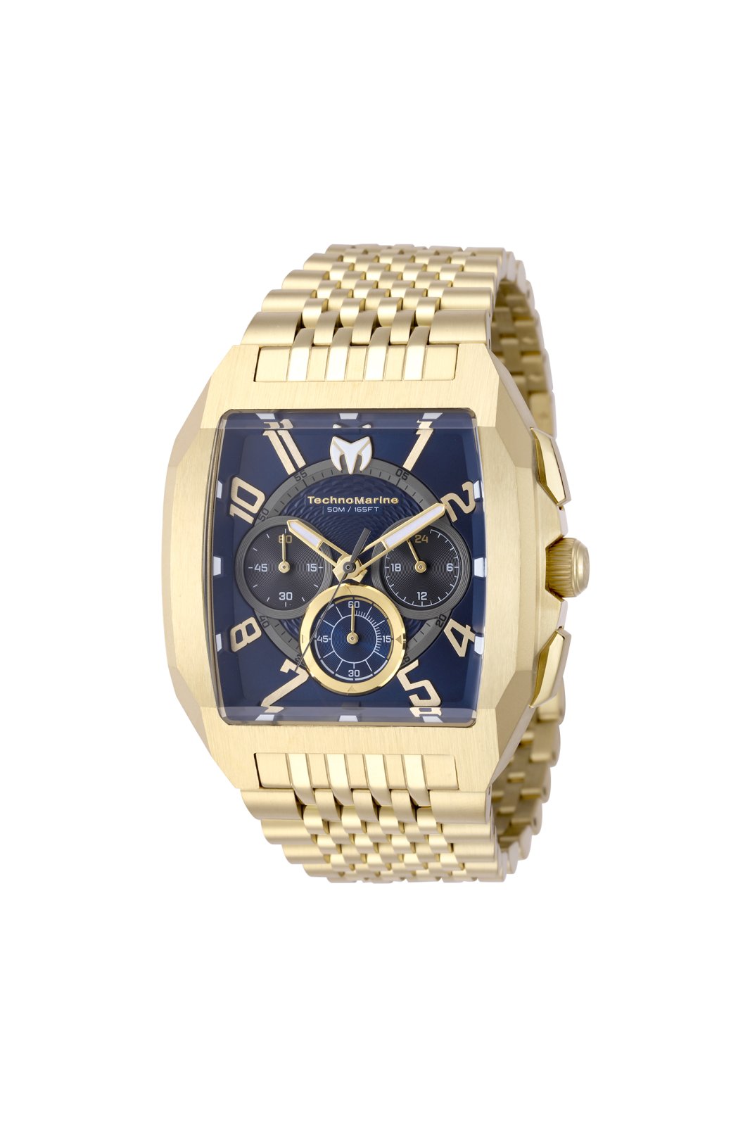 TechnoMarine Aqua Quadrant TM-226026 Relógio Masculino - Movimento Quartz - Aço Inoxidável com Mostrador Azul - 41 mm