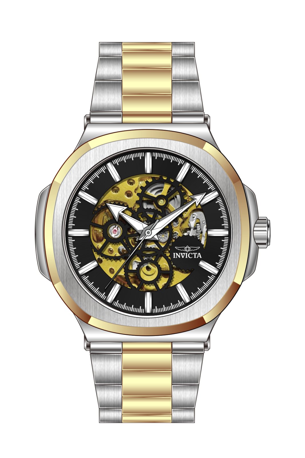 Invicta Objet D Art 70002 moška ura - Avtomatski mehanizem - Jeklo s črnim številčnico - 43 mm