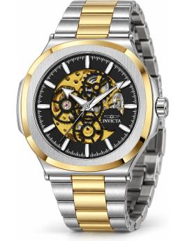 Invicta Objet D Art 70002 Miesten kello - Automaattikoneisto - Teräs mustalla kellotaululla - 43 mm