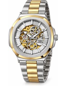 Invicta Objet D Art 70003 Miesten kello - Automaattikoneisto - Teräs hopeanvärisellä kellotaululla - 43 mm