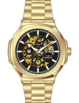 Invicta Objet D Art 70005 Miesten kello - Automaattikoneisto - Teräs mustalla kellotaululla - 43 mm