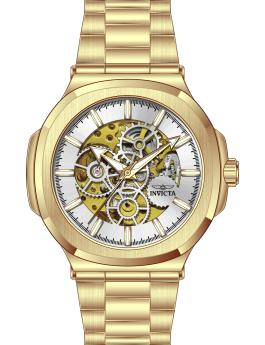 Invicta Objet D Art 70006 Miesten kello - Automaattikoneisto - Teräs hopeanvärisellä kellotaululla - 43 mm