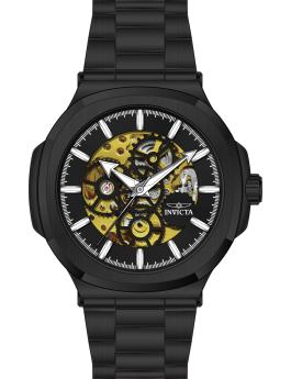 Invicta Objet D Art 70007 Miesten kello - Automaattikoneisto - Teräs mustalla kellotaululla - 43 mm