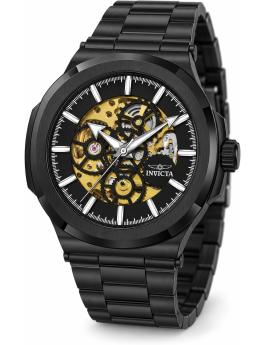 Invicta Objet D Art 70007 Men's Watch - Automatic Movement - Steel with Black Dial - 43 mm