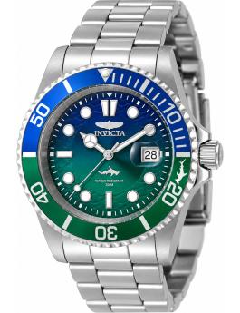 Invicta Pro Diver 50899 Men's Watch - Quartz Movement - Stainless Steel with Green Dial - 42 mm