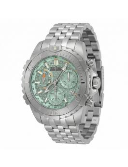 Invicta Reserve 50990 Men's Watch - Quartz Movement - Stainless Steel with Blue Dial - 47 mm