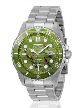 Invicta Pro Diver 51054 Men's Watch - Quartz Movement - Stainless Steel with Green Dial - 43 mm - Summerville